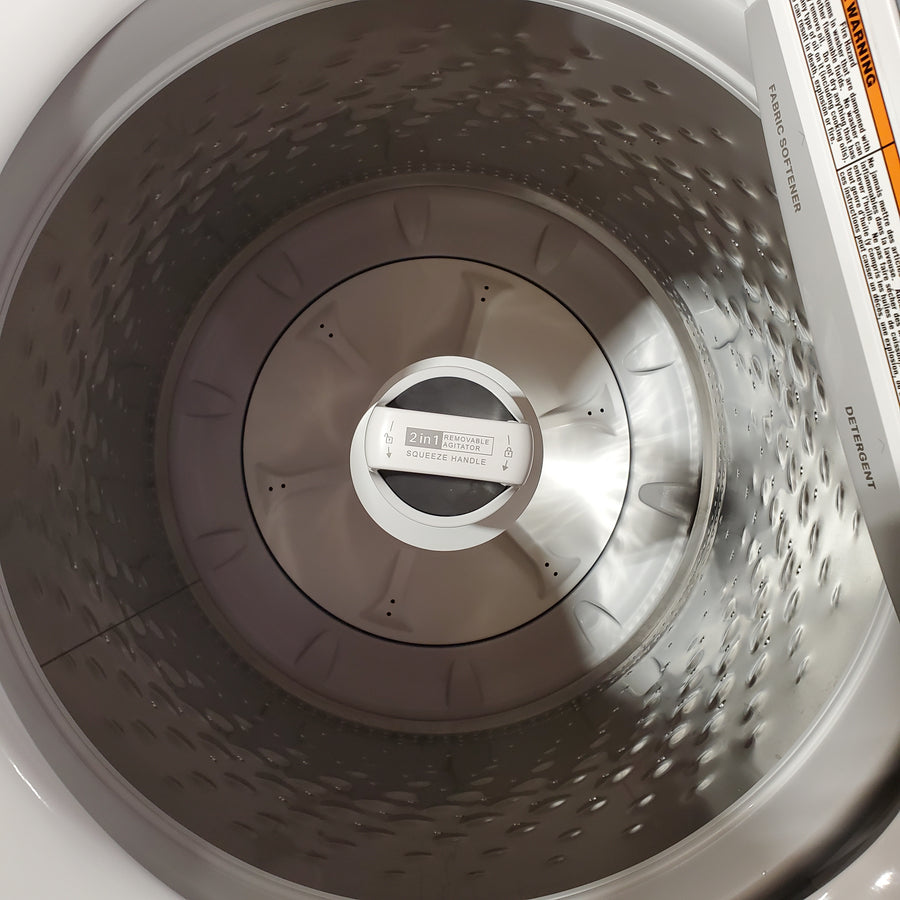 Whirlpool® 4.2-4.3 Cu. Ft. Top Load Washer with 2-in-1 Removable Agitator and Soft Close Glass Lid 22221434 - WTW4307SW - Scratch & Dent (Minor)