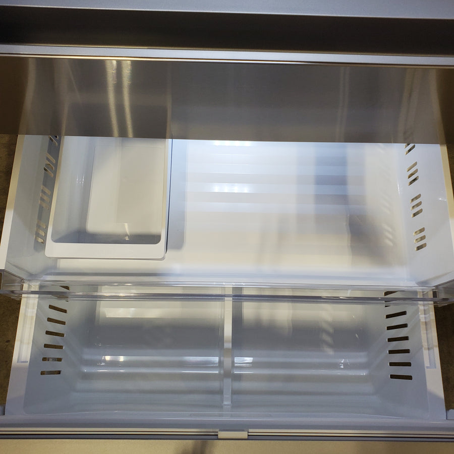 LG 29 cu. ft. Smart Standard-Depth MAX™ 4-Door French Door Refrigerator with Full-Convert Drawer™ in Print Proof Stainless Steel LF29H8330S - Scratch & Dent (Moderate)