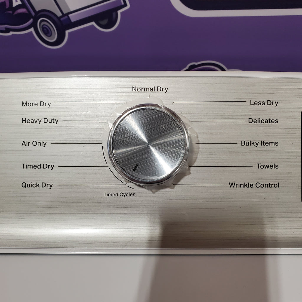 Pictures of Maytag 7.0 cu ft Electric Dryer with Moisture Sensing and Quick Dry Cycle 30131SD21 - MED6200KW - Scratch & Dent (Minor) - Neu Appliance Outlet - Discount Appliance Outlet in Austin, Tx