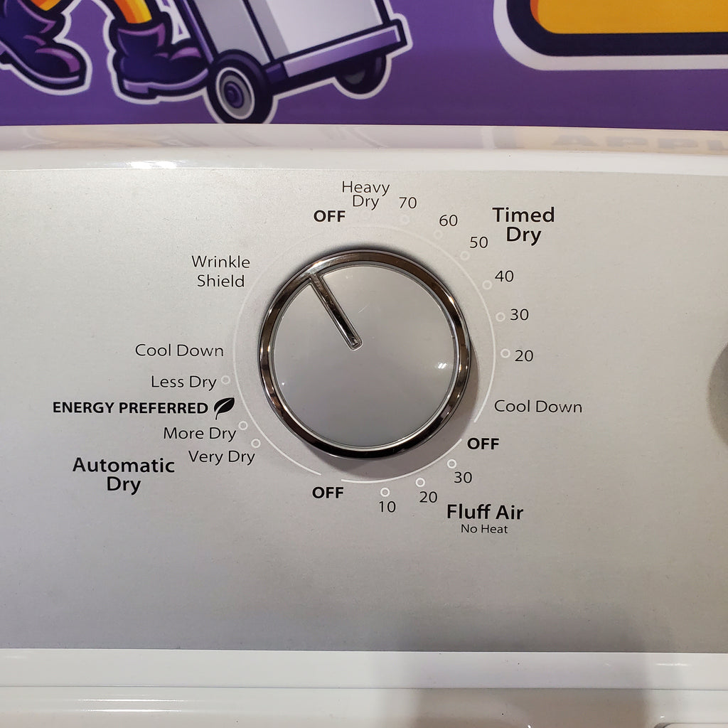Pictures of Whirlpool Electric Dryer with 7.0 cu. ft. Capacity, Wrinkle Shield Option, Timed Dry, On/Off End of Cycle Signal, Reversible Door 90030 - WED4800BQ - Neu Appliance Outlet - Discount Appliance Outlet in Austin, Tx