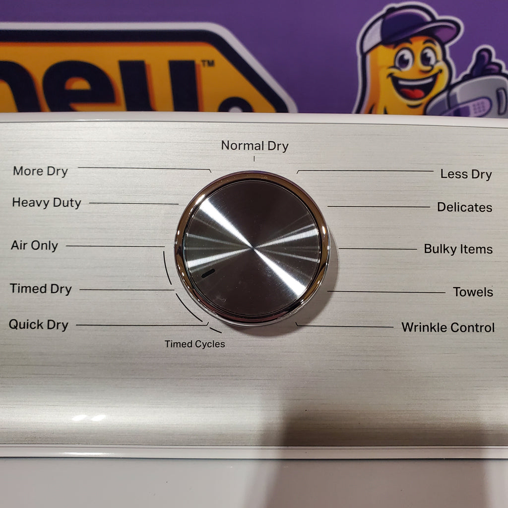 Pictures of Maytag Top Load 4.8 cu ft Washer with Deep Fill and Slow-Close Glass Lid MVW6200KW - Scratch & Dent (Minor) and Maytag 7.0 cu ft Electric Dryer with Moisture Sensing and Quick Dry Cycle 16165 - MED6200KW - Scratch & Dent (Minor) - Neu Appliance Outlet - Discount Appliance Outlet in Austin, Tx