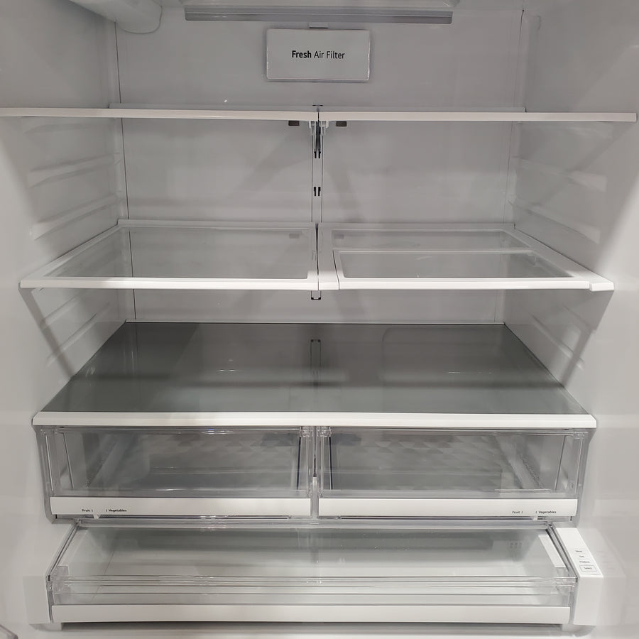 LG 27.8-cu ft 4-Door French Door Refrigerator with Dual Ice Maker in Fingerprint Resistant Steel 22132SD154 - LRMXS2806S - Scratch & Dent (Minor)