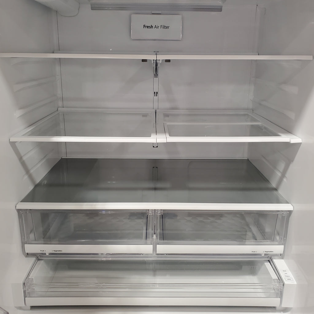 Pictures of LG 27.8-cu ft 4-Door French Door Refrigerator with Dual Ice Maker in Fingerprint Resistant Steel 22132SD154 - LRMXS2806S - Scratch & Dent (Minor) - Neu Appliance Outlet - Discount Appliance Outlet in Austin, Tx