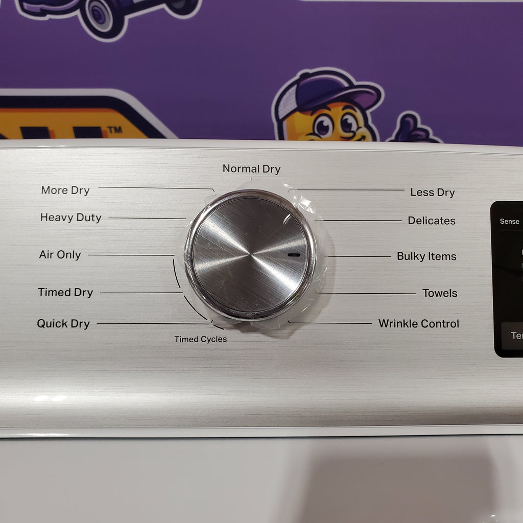 Pictures of Maytag Top Load 4.8 cu ft Washer with Deep Fill and Slow-Close Glass Lid MVW6200KW - Scratch & Dent (Minor) and Maytag 7.0 cu ft Electric Dryer with Moisture Sensing and Quick Dry Cycle 16155 - MED6200KW - Open Box - Neu Appliance Outlet - Discount Appliance Outlet in Austin, Tx