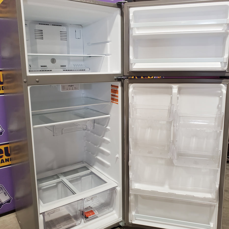 Whirlpool 18 Cu. Ft. 28" Wide Refrigerator in Stainless Steel 251315SD1087 - WRT518SZFM - Scratch & Dent (Minor)