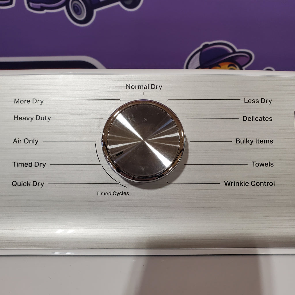 Pictures of Maytag Top Load 4.8 cu ft Washer with Deep Fill and Slow-Close Glass Lid MVW6200KW - Scratch & Dent (Minor) and Maytag 7.0 cu ft Electric Dryer with Moisture Sensing and Quick Dry Cycle 16173 - MED6200KW - Scratch & Dent (Minor) - Neu Appliance Outlet - Discount Appliance Outlet in Austin, Tx