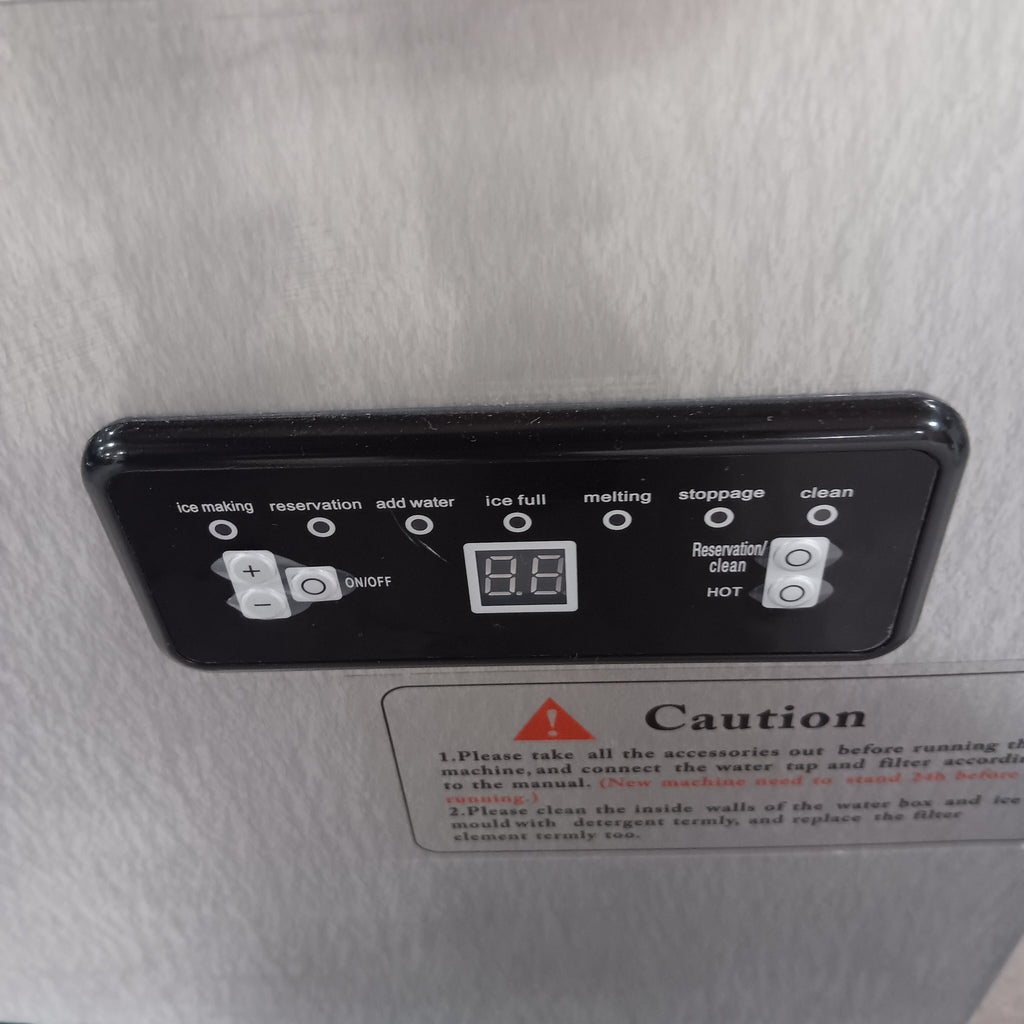 Velivi Commercial Ice Maker 250 lb./24 H Freestanding Ice Maker Machine with 77 lb. Storage in Stainless Steel 25133SD566 - WQ65FT - Scratch & Dent (Moderate)