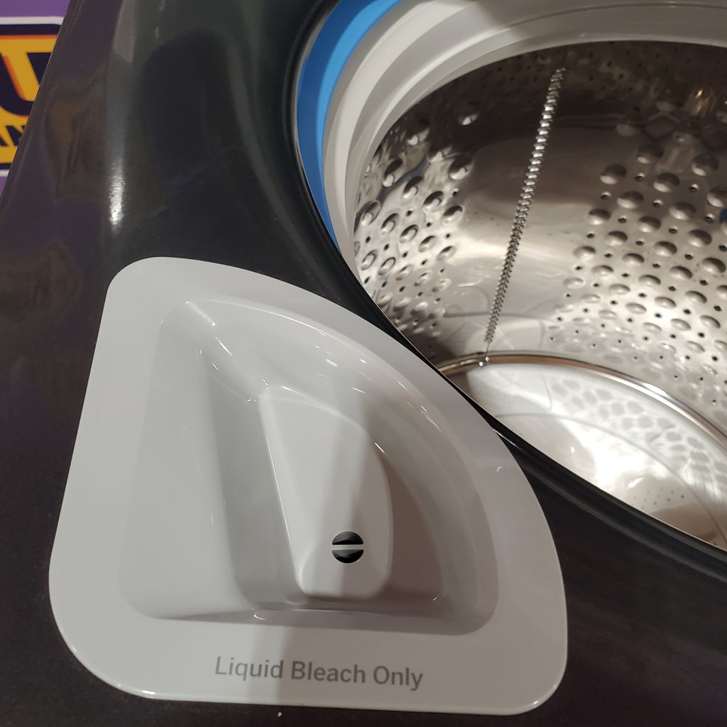 GE Profile 5.4 cu. ft. Top Load Washing Machine with FlexDispense PTW700BPTDG - Scratch & Dent (Minor) and GE Profile 7.4 cu. ft. Gas Dryer with Steam 16041 - PTD70EBPTDG - Open Box