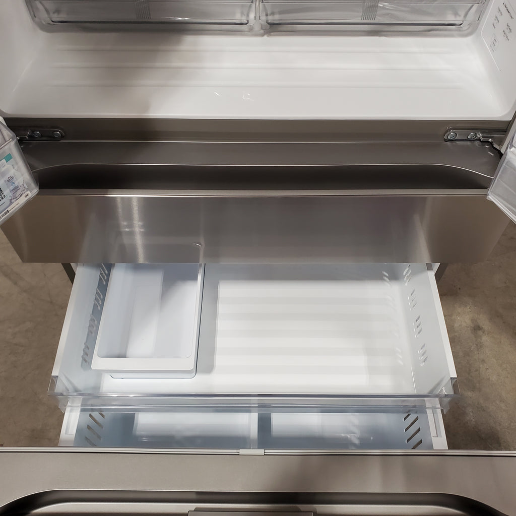 LG 29 cu. ft. Smart Standard-Depth MAX™ 4-Door French Door Refrigerator with Full-Convert Drawer™ in Print Proof Stainless Steel 22131SD90 - LF29H8330S - Scratch & Dent (Minor)