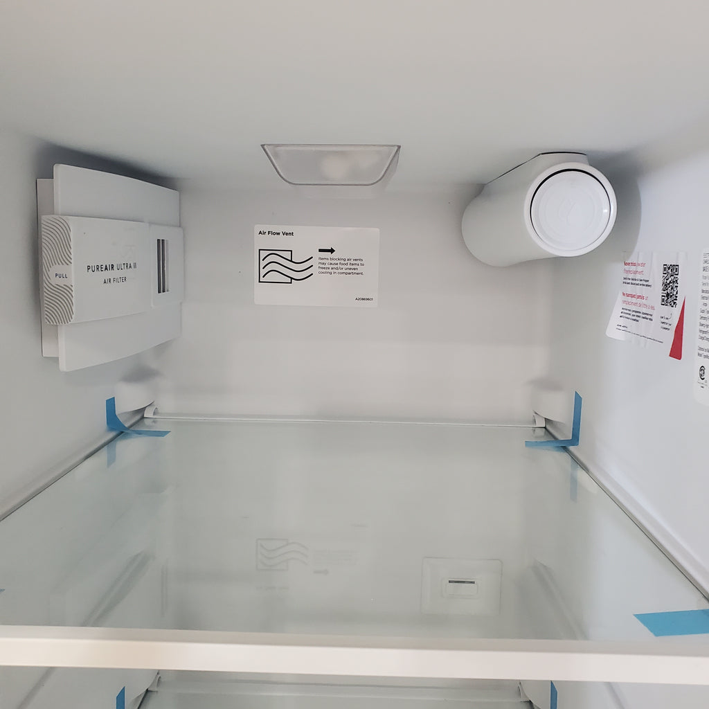 Pictures of Frigidaire Standard Depth 25.6 Cu. Ft. Side by Side 36" Refrigerator with a EvenTemp Cooling System FRSS26L3AF - Scratch and Dent (Minor) - Neu Appliance Outlet - Discount Appliance Outlet in Austin, Tx