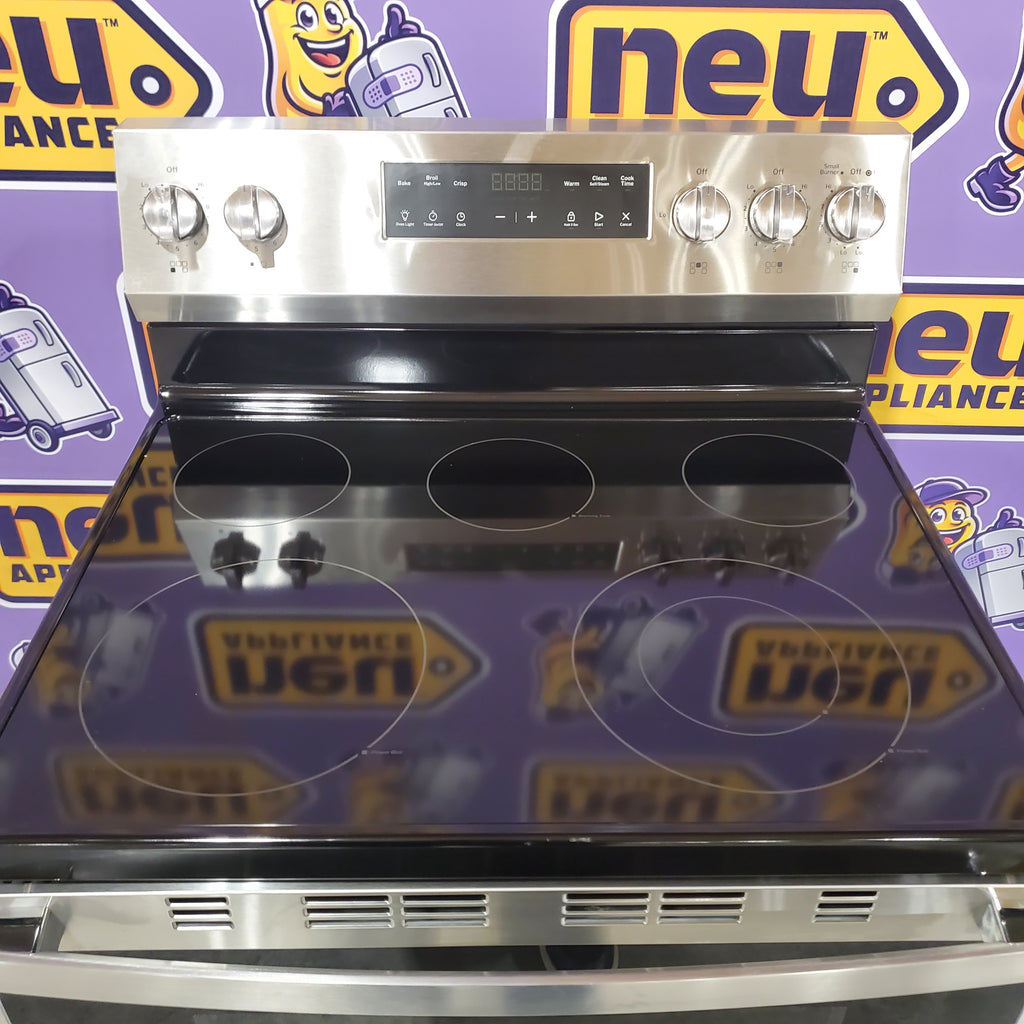 Pictures of GE Stainless Steel Free-Standing Electric Range with Crisp Mode 17SD30 - GRF500PVSS - Open Box - Neu Appliance Outlet - Discount Appliance Outlet in Austin, Tx