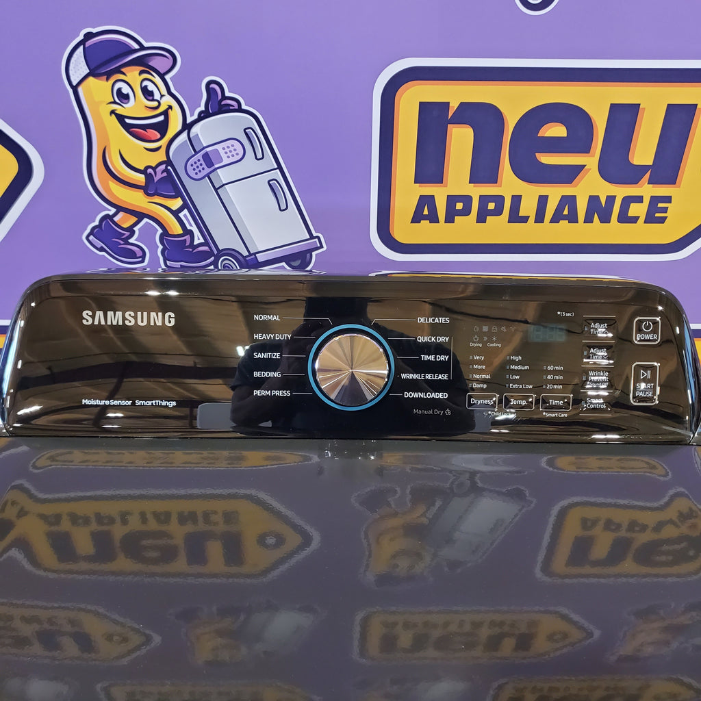 Pictures of Samsung 7.4 cu. ft. Smart Electric Dryer with Sensor Dry in Brushed Black DVE47CG3500V - Open Box - Neu Appliance Outlet - Discount Appliance Outlet in Austin, Tx