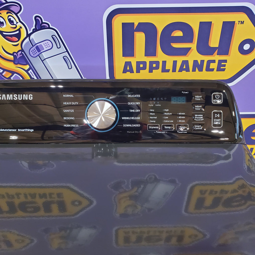 Samsung 7.4 cu. ft. Smart Electric Dryer with Sensor Dry in Brushed Black 5SD255 - DVE47CG3500V - Scratch & Dent (Minor)