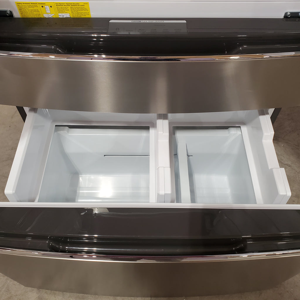 Pictures of Frigidaire Gallery 22 Cu. Ft. 4-Door Counter-depth French Door Refrigerator with Ice Maker (Fingerprint Resistant Stainless Steel) ENERGY STAR 22132SD140 - GRMC2273CF - Scratch & Dent (Minor) - Neu Appliance Outlet - Discount Appliance Outlet in Austin, Tx