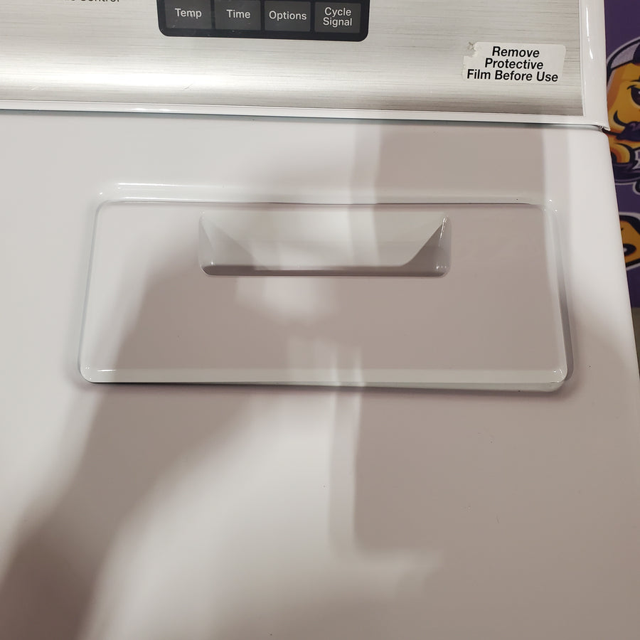 Maytag Top Load 4.8 cu ft Washer with Deep Fill and Slow-Close Glass Lid MVW6200KW - Scratch & Dent (Minor) and Maytag 7.0 cu ft Electric Dryer with Moisture Sensing and Quick Dry Cycle 16244 - MED6200KW - Scratch & Dent (Minor)