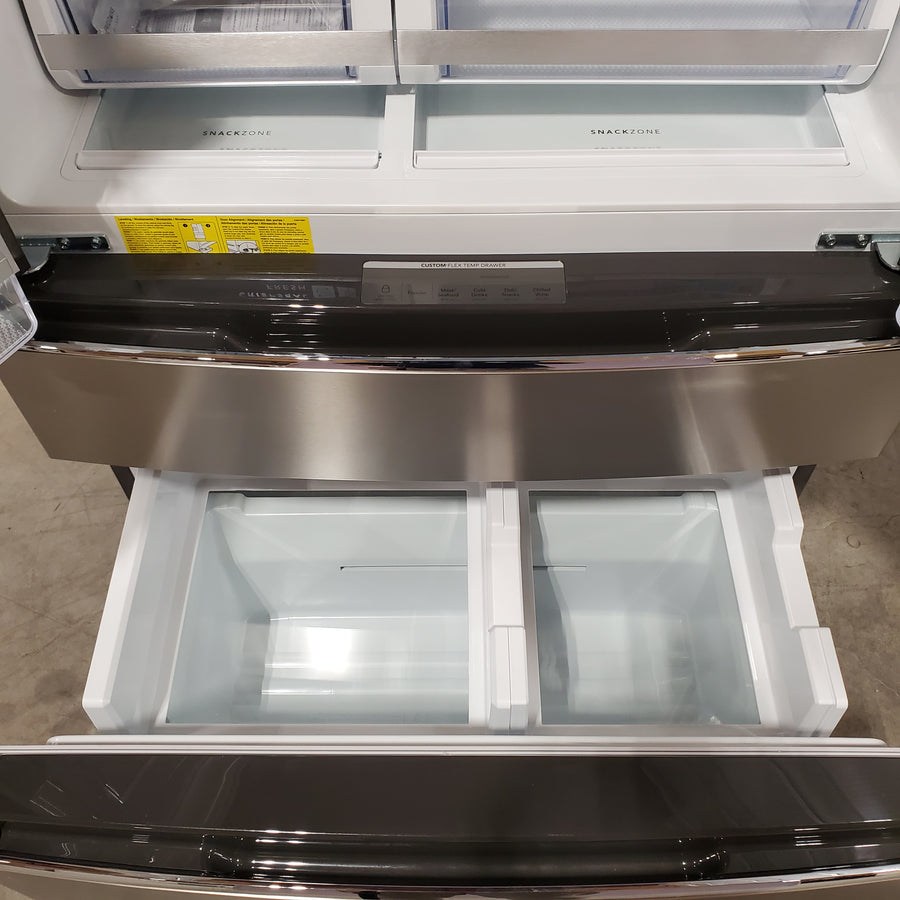 Frigidaire Gallery 22 Cu. Ft. 4-Door Counter-depth French Door Refrigerator with Ice Maker (Fingerprint Resistant Stainless Steel) ENERGY STAR 20232SD598 - GRMC2273CF - Scratch & Dent (Moderate)