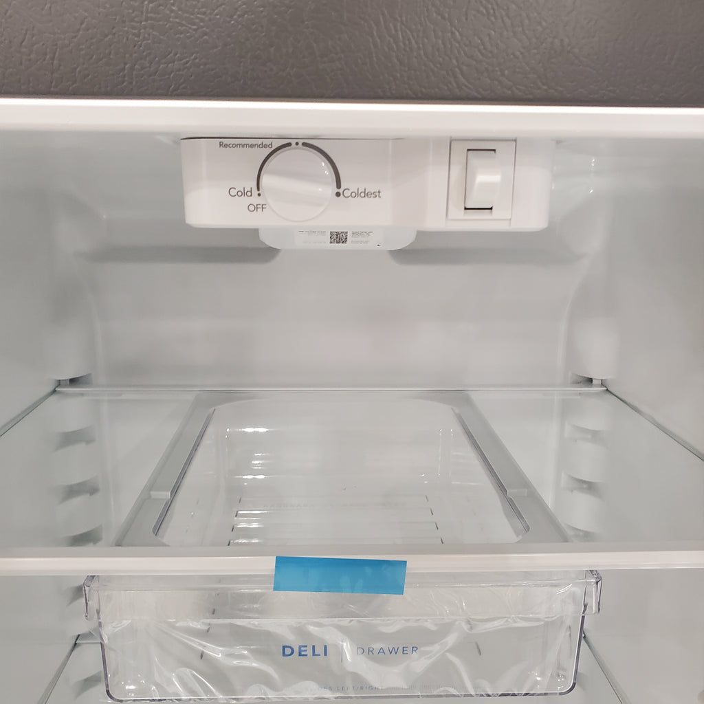 Pictures of Frigidaire 18 Cu. Ft. Garage Ready Top Freezer Refrigerator in Stainless Steel 20SD151 - FFHI1835VS - Scratch & Dent (Major) - Neu Appliance Outlet - Discount Appliance Outlet in Austin, Tx