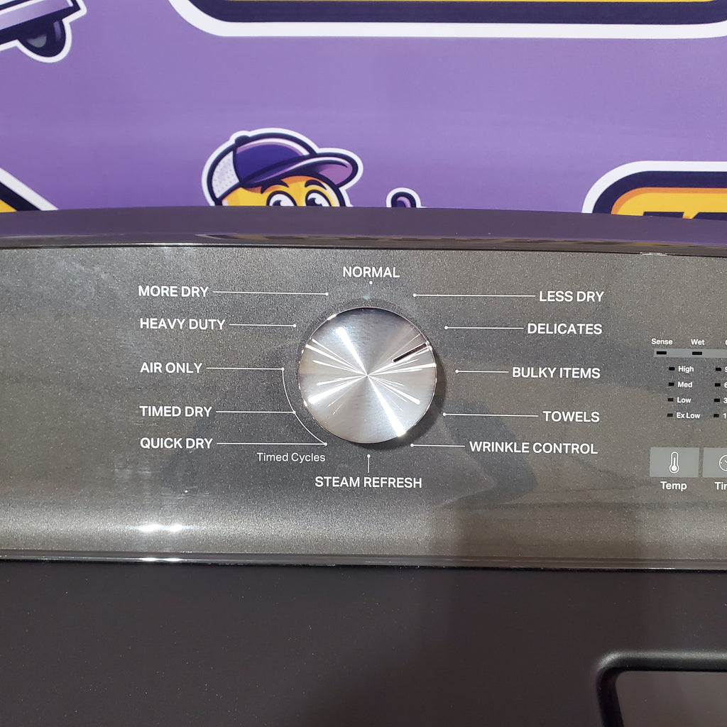 Pictures of Whirlpool Volcano Black Electric 7.0 Cu. Ft. Dryer with Steam Refresh Cycle and Moisture Sensor 6SD046 - WED6150PB - Open Box - Neu Appliance Outlet - Discount Appliance Outlet in Austin, Tx