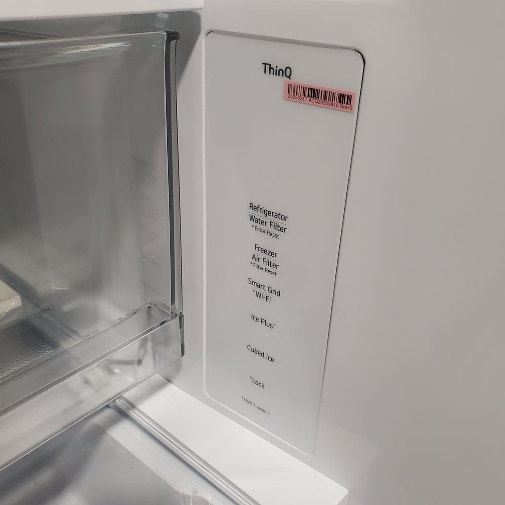 Pictures of LG 27 cu. ft. Smart Counter-Depth MAX™ French Door Refrigerator with Linear Cooling™ and Internal Water Dispenser 3SD682 - LRFLC2706S - Scratch & Dent (Minor) - Neu Appliance Outlet - Discount Appliance Outlet in Austin, Tx
