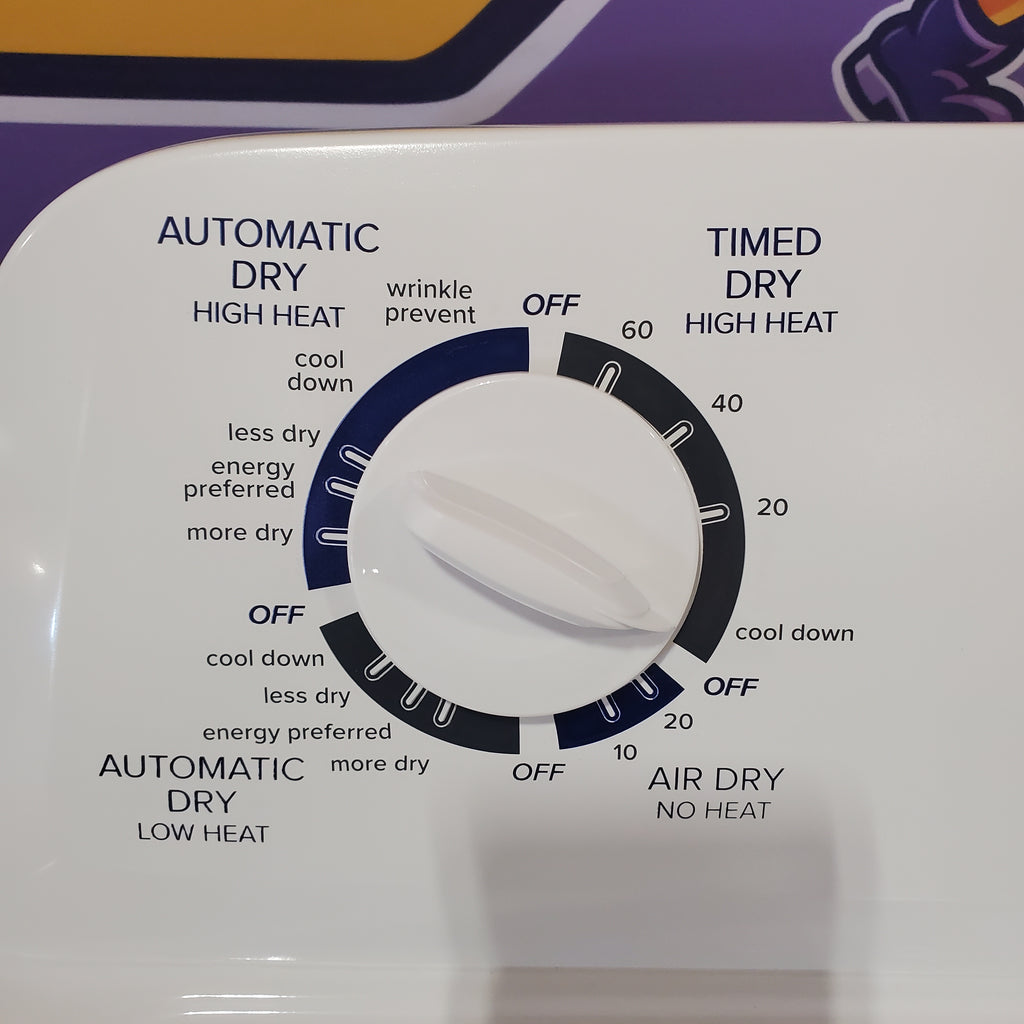 Amana 3.8 Cu. Ft. Top Load Washer with High Efficiency Agitator NTW4519JW - Scratch & Dent (Minor) and Amana 6.5 Cu. Ft. Electric Dryer with Wrinkle Prevent Option 16053 - NED4655EW - Open Box
