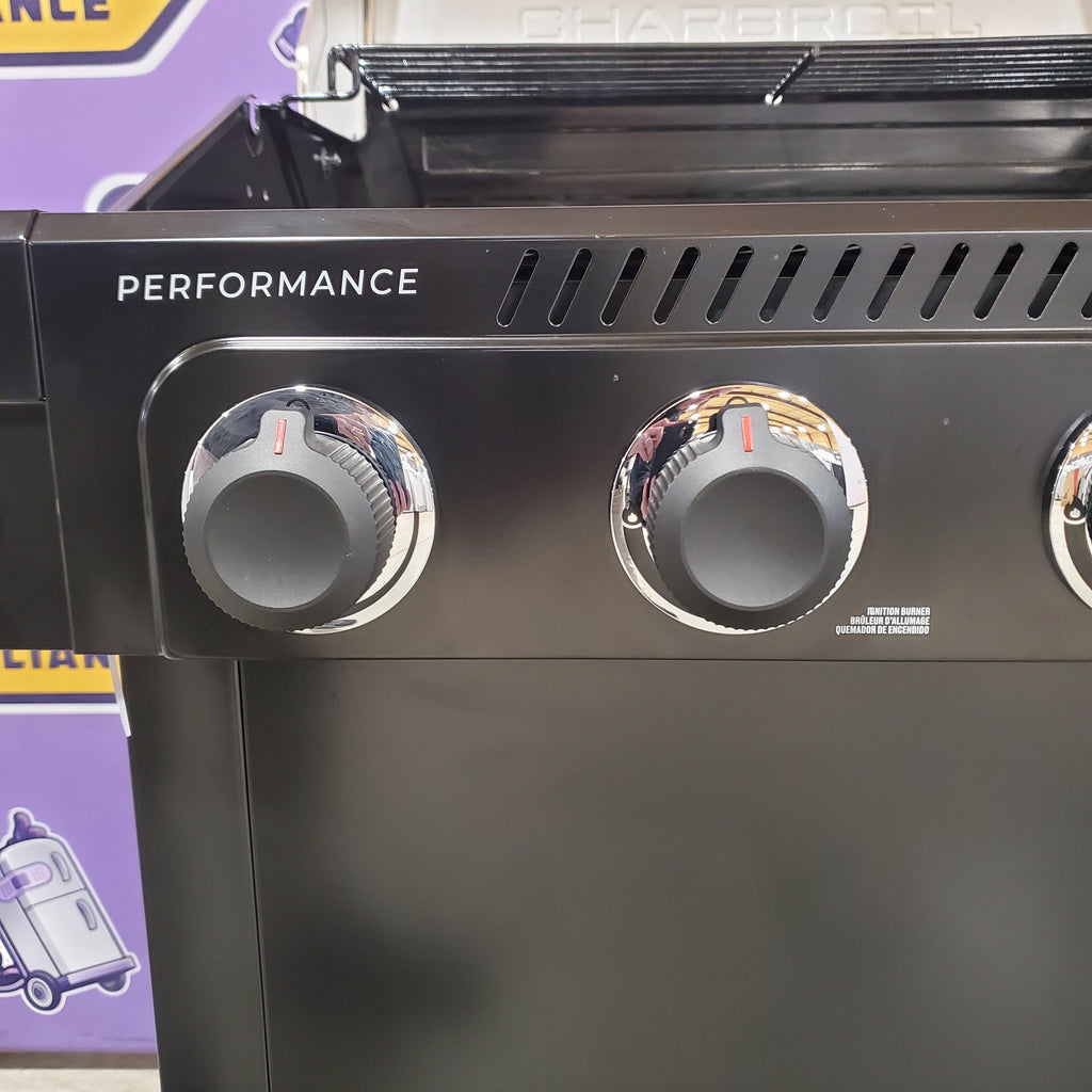 Pictures of Charbroil Performance Series™ 4 Burner Cart Gas Grill with Sear Burner in Black Stainless 6SD139 - 463286225 - Scratch & Dent (Minor) - Neu Appliance Outlet - Discount Appliance Outlet in Austin, Tx