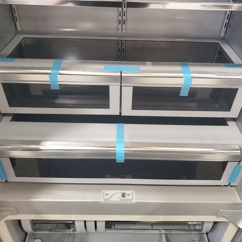 Pictures of KitchenAid 36 Inch French Door Refrigerator with 20.8 cu. ft. Capacity, 4 Spill-Proof Glass Shelves, Automatic Ice Maker-KBFN506ESS-Certified Refurbished - Neu Appliance Outlet - Discount Appliance Outlet in Austin, Tx