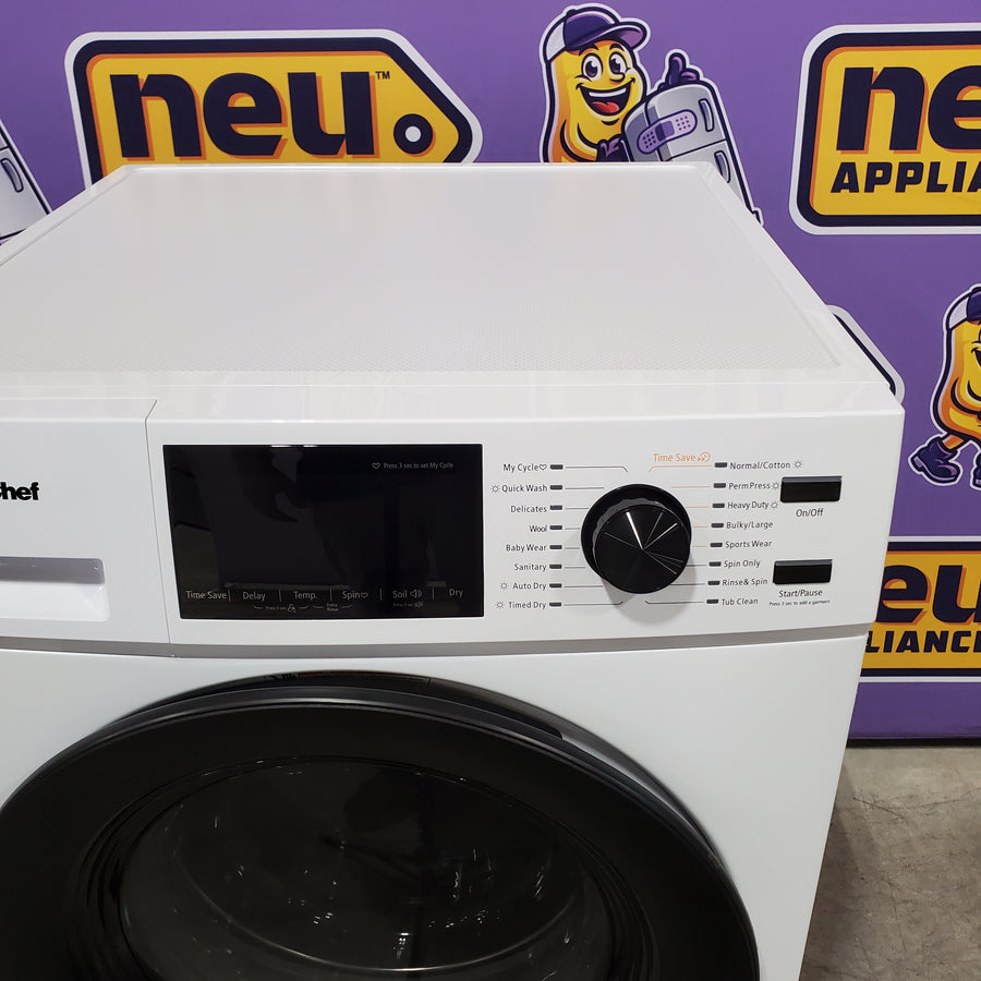 Magic Chef 23.4 in. 2.7 cu. ft. White All in One Ventless and Washer Dryer Combo 251311SD943 - MCSCWD27W5 - Open Box