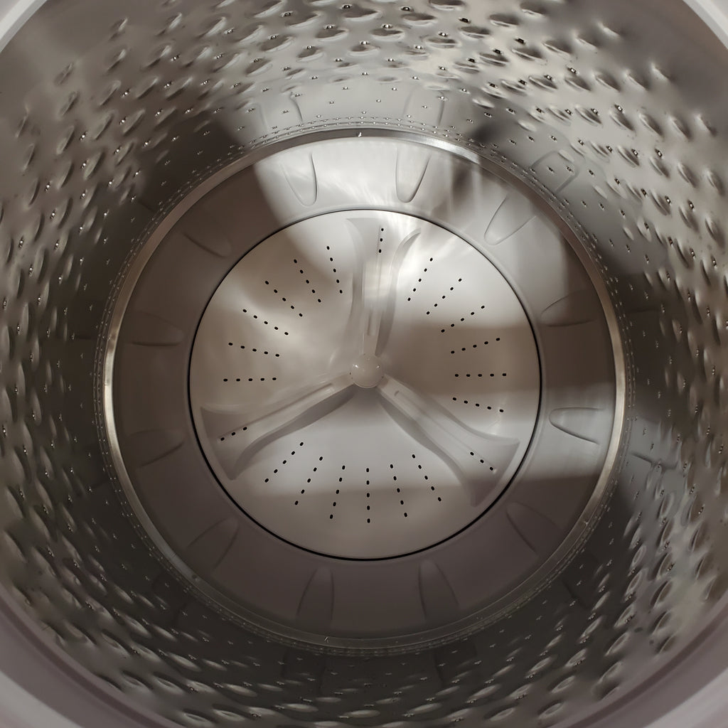 Pictures of Maytag Top Load 4.8 cu ft Washer with Deep Fill and Slow-Close Glass Lid MVW6200KW - Scratch & Dent (Minor) and Maytag 7.0 cu. ft Top Load Gas Dryer with Moisture Sensing 16172 - MGD6200KW - Scratch and Dent (Minor) - Neu Appliance Outlet - Discount Appliance Outlet in Austin, Tx