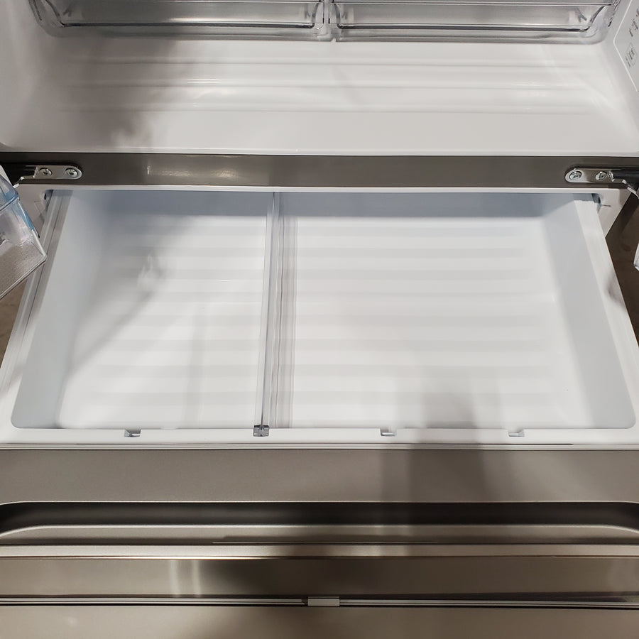 LG 29 cu. ft. Smart Standard-Depth MAX™ 4-Door French Door Refrigerator with Full-Convert Drawer™ in Print Proof Stainless Steel 25138SD757 - LF29H8330S - Scratch & Dent (Moderate)