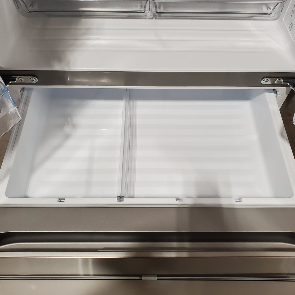 Pictures of LG 29 cu. ft. Smart Standard-Depth MAX™ 4-Door French Door Refrigerator with Full-Convert Drawer™ in Print Proof Stainless Steel 25138SD757 - LF29H8330S - Scratch & Dent (Moderate) - Neu Appliance Outlet - Discount Appliance Outlet in Austin, Tx