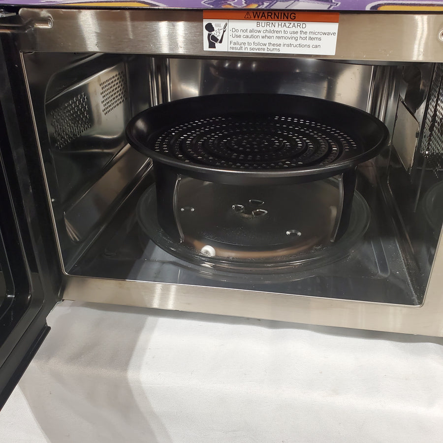 Vissani 19 in. 0.9 cu. ft. 900-Watt Countertop Microwave Oven in Stainless Steel with Convection and Air Fry VSCMAF09S2A09A - Open Box