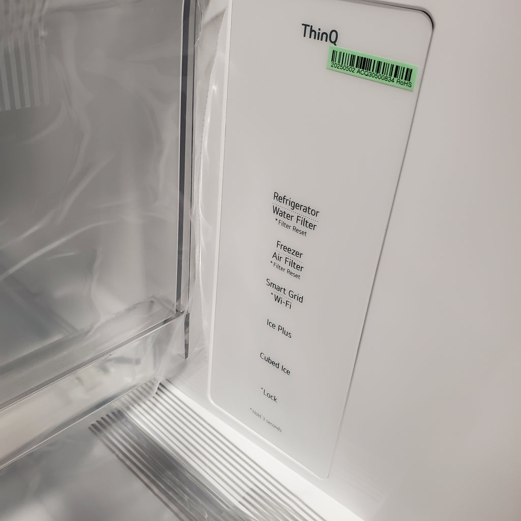 LG 25 cu. ft. Counter-Depth MAX™ with Zero Clearance™ 3-Door French Door Refrigerator with Thin Door Design 3SD699 - LF25Z6211S - Open Box