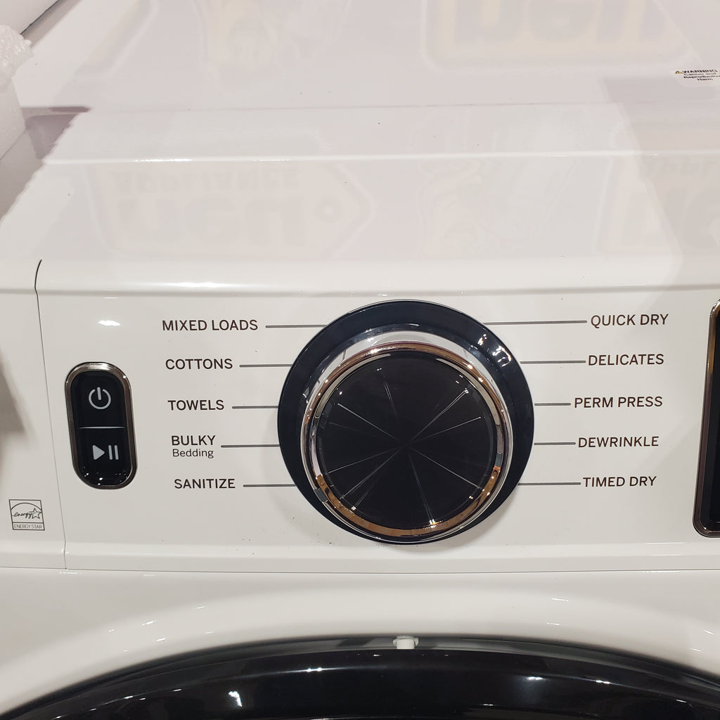 GE ENERGY STAR 4.8 cu. ft. Capacity Smart Front Load Washer with UltraFresh Vent System with OdorBlock GFW550SSNWW - New in Box and GE ENERGY STAR 7.8 cu. ft. Smart Frontload Electric Dryer with Sensor Dry 15021 - GFD55ESSNWW - New in Box