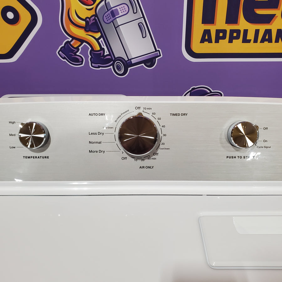 Maytag 4.5 cu. ft. Capacity Top Load Washer with Power™ Agitator and Deep Fill MVW4505MW - Open Box and Maytag 7.0 cu. ft. Capacity Top Load Electric Wrinkle Prevent Dryer 16246 - MED4500MW - Open Box