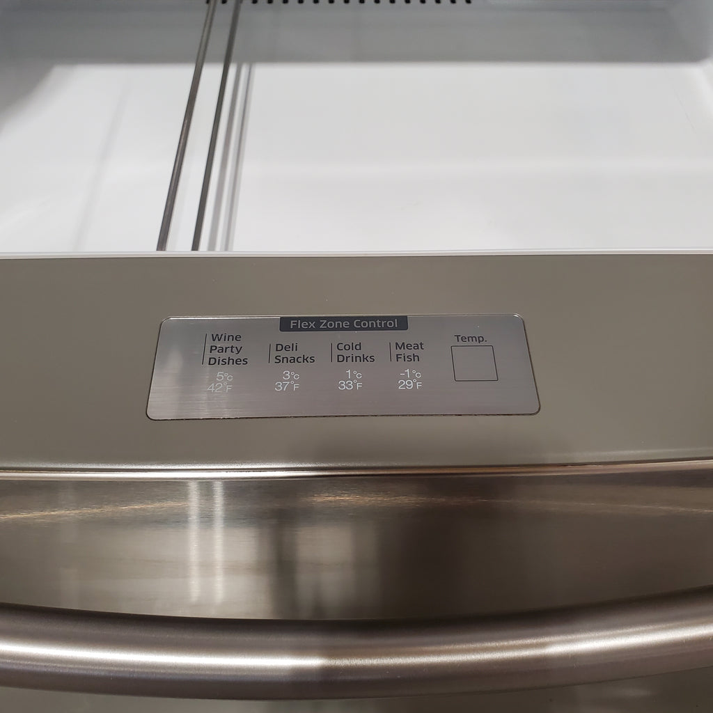 Pictures of Samsung 28.2 Cu. Ft. 4-Door French Door Refrigerator with Thru-the-Door Ice and Water in Stainless Steel 31135SD255 - RF28HMEDBSR - Scratch & Dent (Moderate) - Neu Appliance Outlet - Discount Appliance Outlet in Austin, Tx