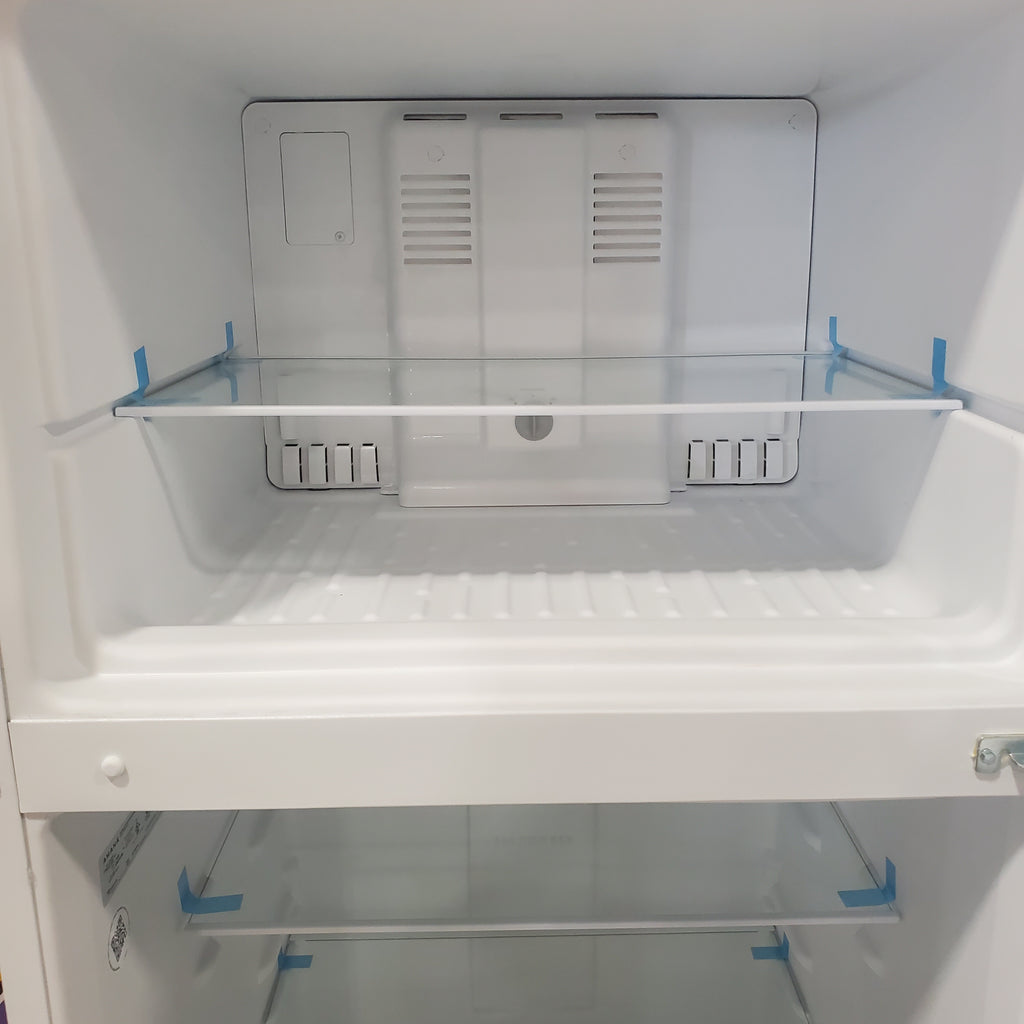 Pictures of Amana Top Freezer 30 In. Refrigerator with Glass Shelves and Flip Up Storage ART318FFDW - Scratch and Dent (Minor) - Neu Appliance Outlet - Discount Appliance Outlet in Austin, Tx