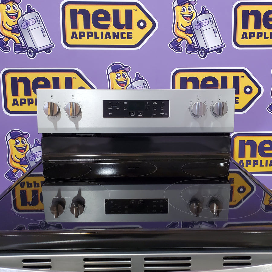 Whirlpool Electric Range with Steam Clean and No Preheat Mode in Fingerprint Resistant Stainless Steel 22133SD174 - WFES3330RZ - Scratch & Dent (Minor)