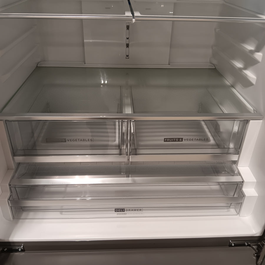 Whirlpool French Door 31 Cu. Ft. Refrigerator with Total Coverage Cooling in Fingerprint Resistant Stainless Steel 22231SD310 - WRFF3136SZ - Scratch & Dent (Minor)