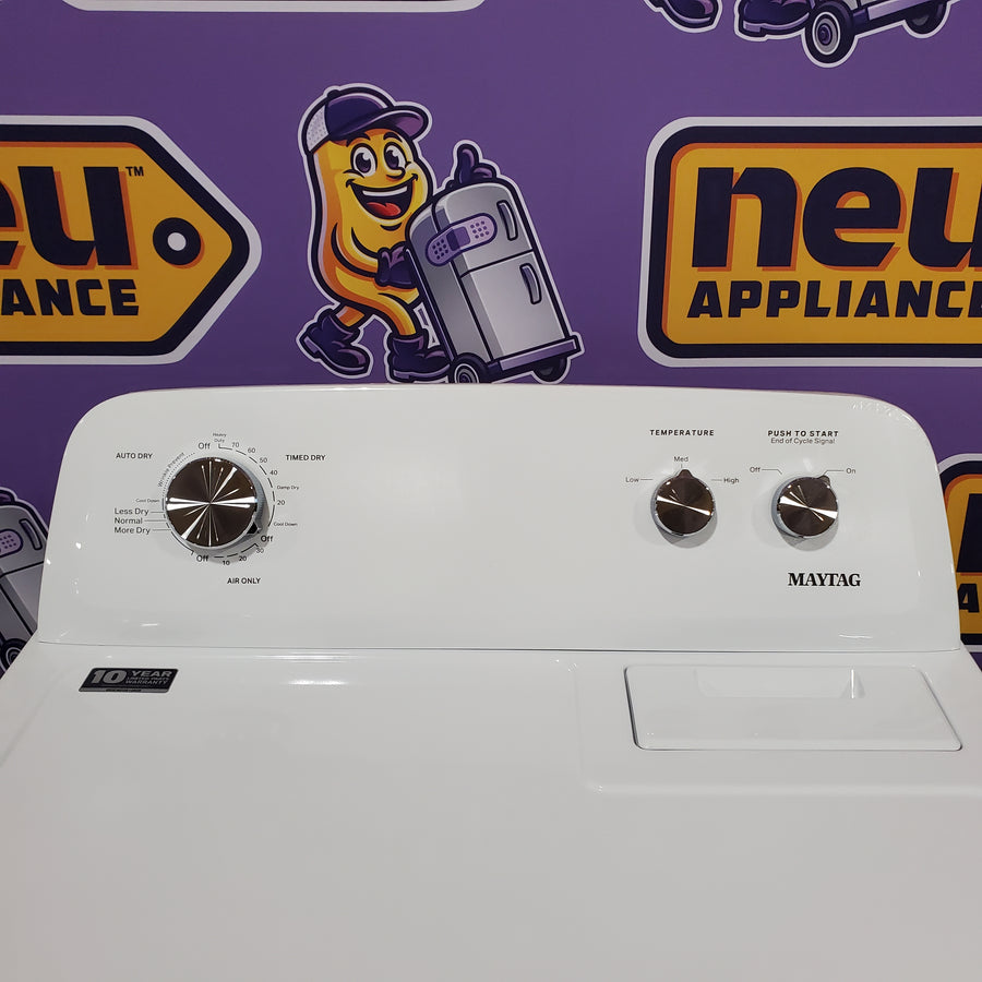 Maytag 7-cu ft Vented Gas Dryer in White 22231SD296 - MGD4005SW - Scratch & Dent (Minor)