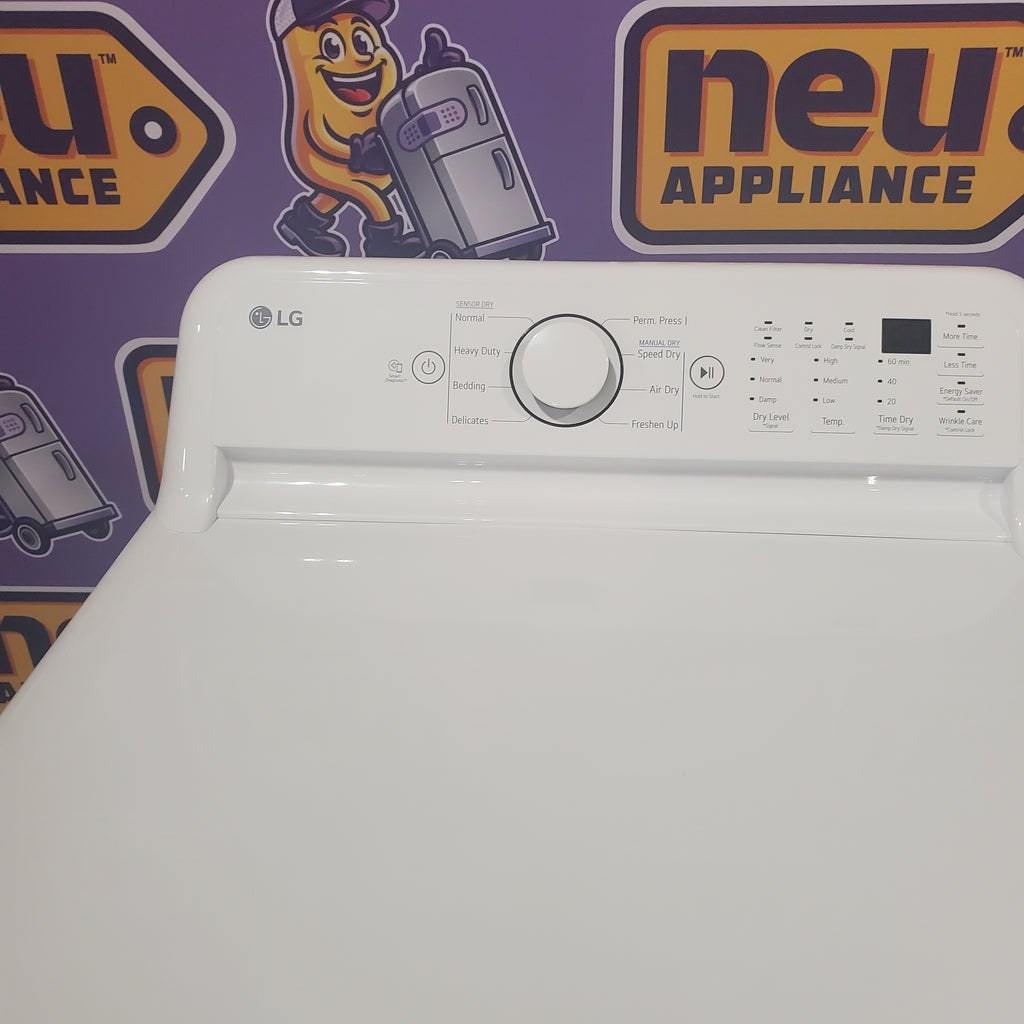 Pictures of LG White Top Load 4.5 Cu. Ft. Washer with TurboDrum Technology WT7000CW - New in Box and LG White Gas Ultra Large Capacity 7.3 Cu. Ft. Dryer with Sensor Dry Technology DLG7001W - Open Box - Neu Appliance Outlet - Discount Appliance Outlet in Austin, Tx