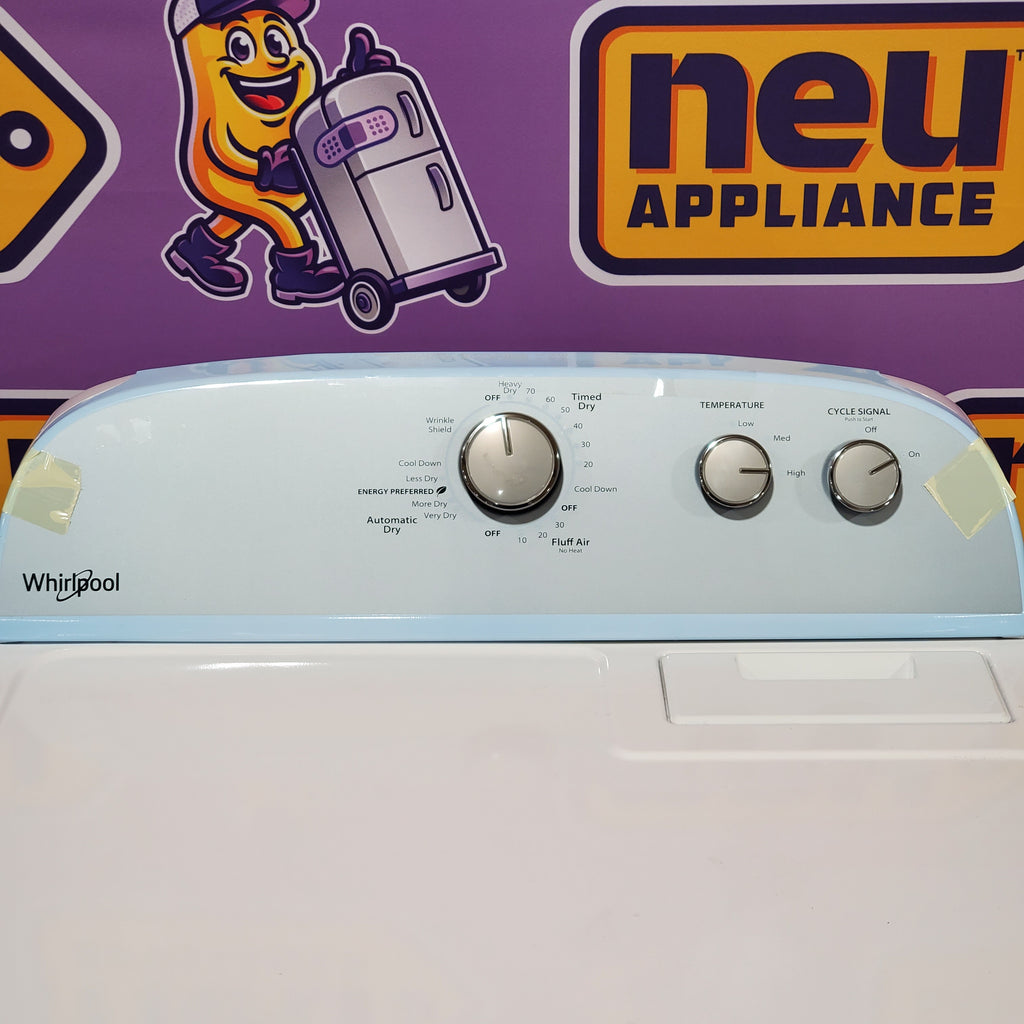 Whirlpool Top Load 3.5 Cu. Ft. Washer with Deep Water Wash Option WTW4816FW - Open Box and Whirlpool Vented 7.0 Cu. Ft. Electric Dryer 16048 - WED4815EW - Scratch & Dent (Minor)
