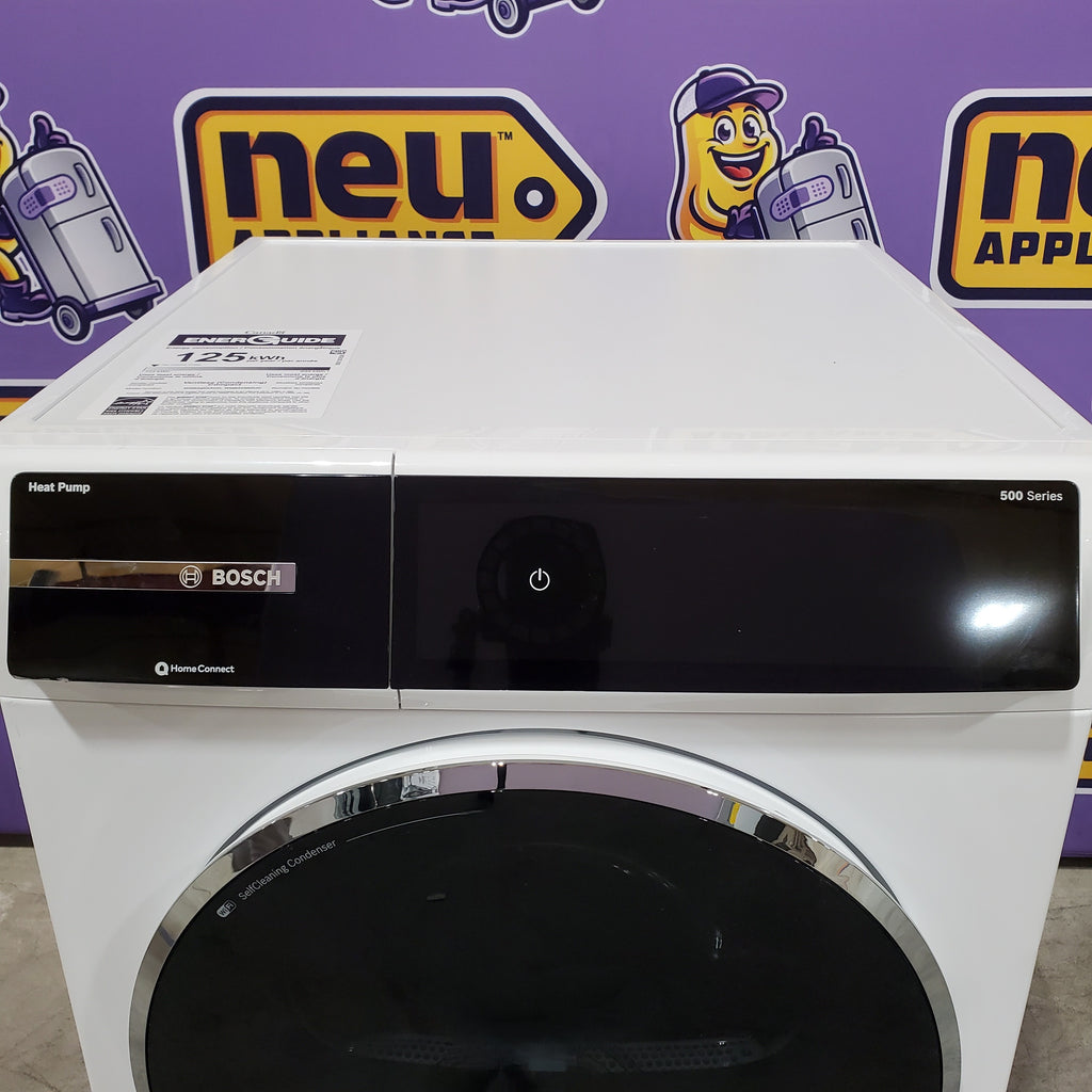 Pictures of Bosch 500 Series 4-cu ft Stackable Ventless Electric Dryer with Steam Cycle in White 31135SD234 - WQB245B0UC - Scratch & Dent (Moderate) - Neu Appliance Outlet - Discount Appliance Outlet in Austin, Tx