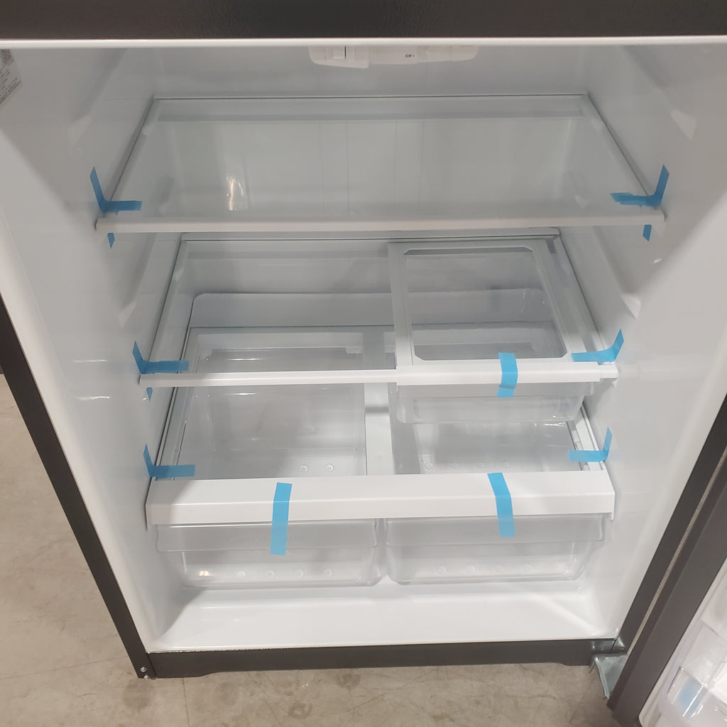 Pictures of GE Garage Ready 21.9 Cu. Ft. Top Freezer Refrigerator with Edge to Edge Glass Shelves GTS22KGNRBB - Open Box - Neu Appliance Outlet - Discount Appliance Outlet in Austin, Tx