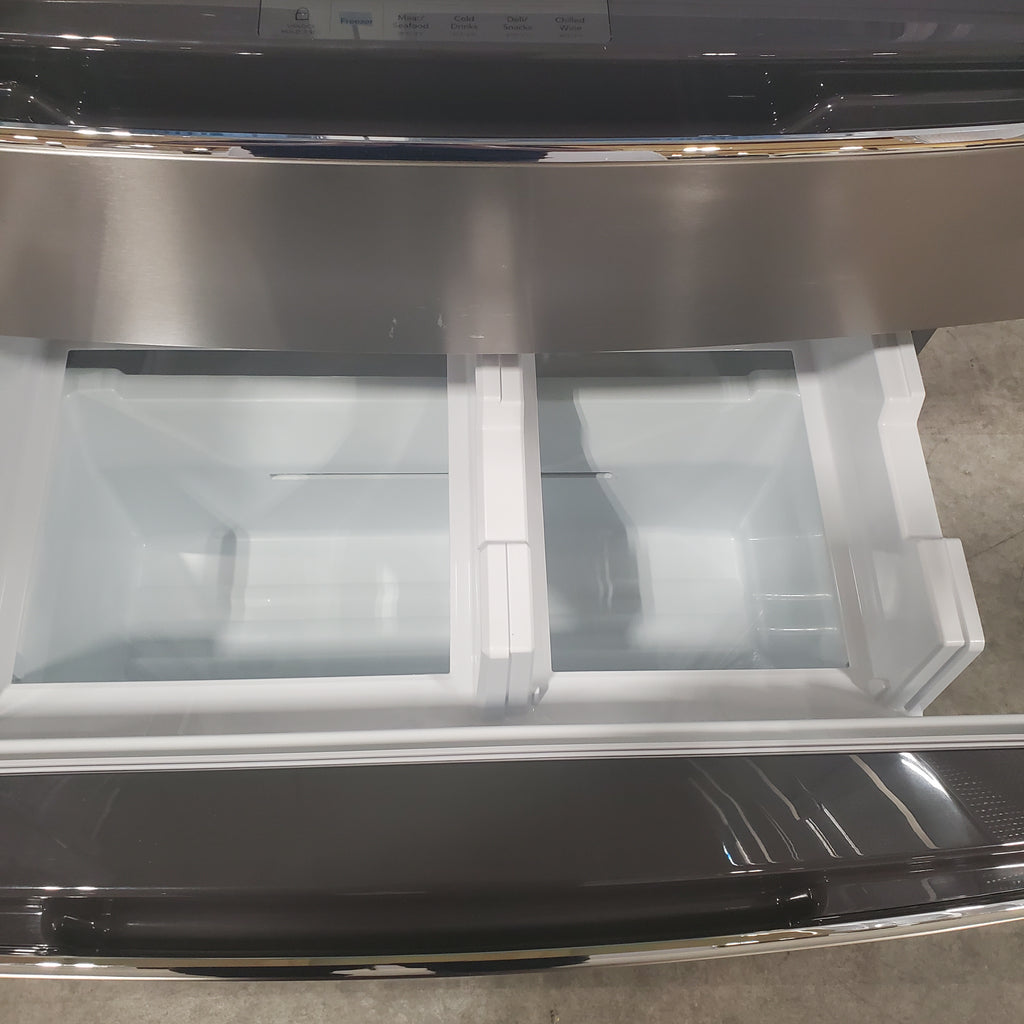 Pictures of Frigidaire Gallery 22 Cu. Ft. 4-Door Counter-depth French Door Refrigerator with Ice Maker (Fingerprint Resistant Stainless Steel) ENERGY STAR GRMC2273CF - Scratch and Dent (Minor) - Neu Appliance Outlet - Discount Appliance Outlet in Austin, Tx