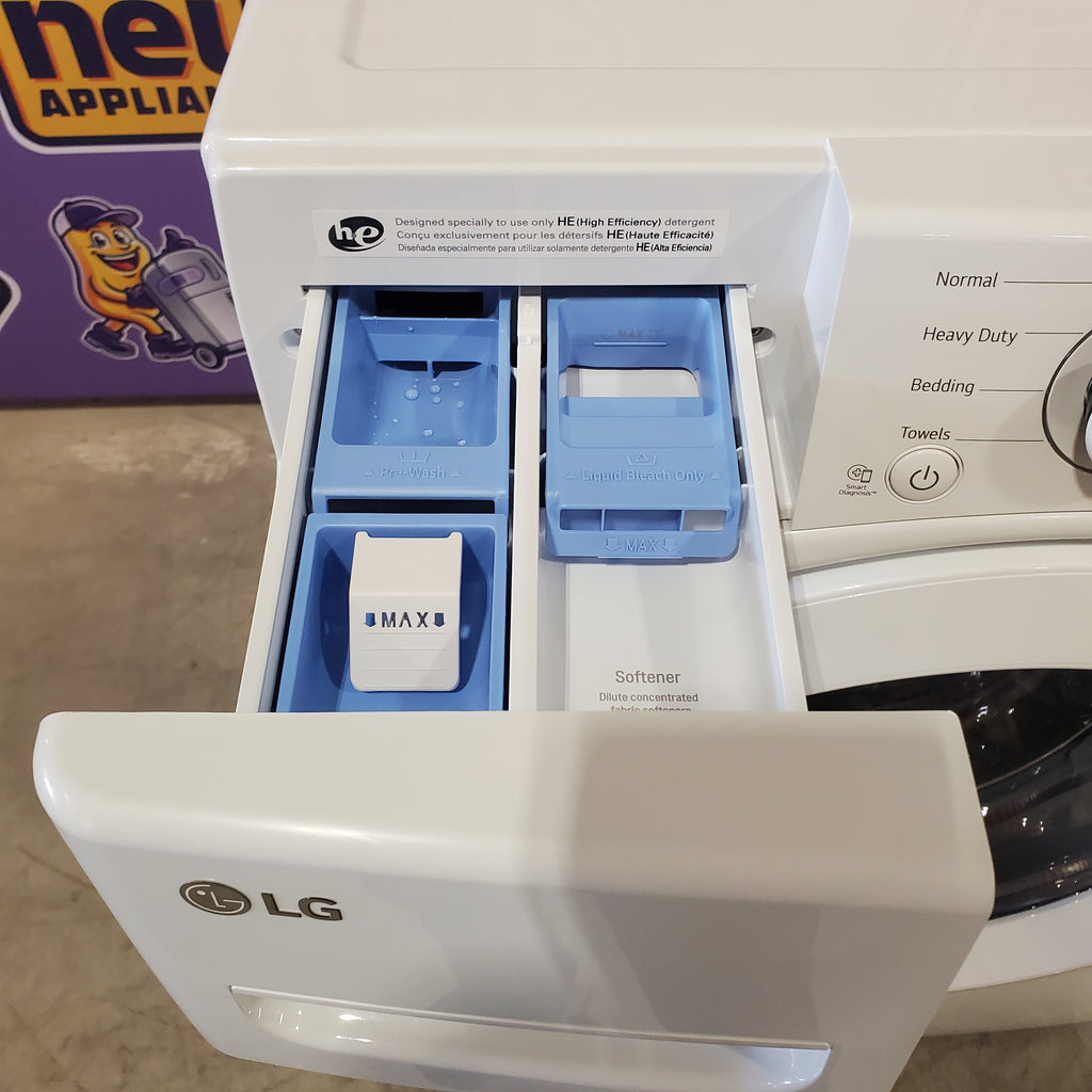 Pictures of LG 4.5 cu. ft. Ultra Large Stackable Front Load High-Efficiency Washer with Coldwash Technology WM3400CW - Open Box - Neu Appliance Outlet - Discount Appliance Outlet in Austin, Tx