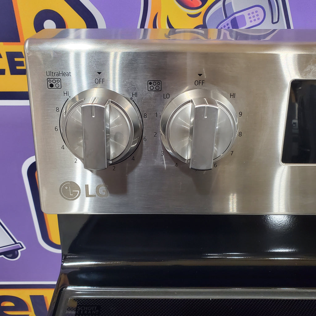 Pictures of LG Stainless Steel 6.3 cu ft. Smart Wi-Fi Enabled Electric Range with EasyClean 6SD125 - LREL6321S - Open Box - Neu Appliance Outlet - Discount Appliance Outlet in Austin, Tx
