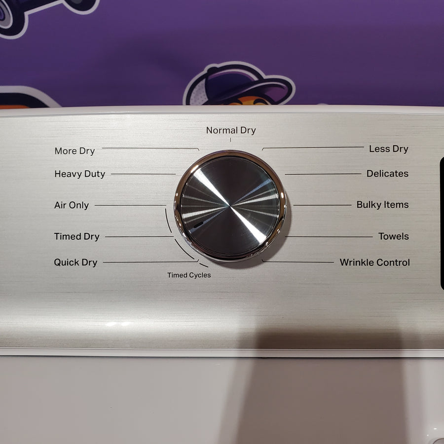 Maytag Top Load 4.8 cu ft Washer with Deep Fill and Slow-Close Glass Lid MVW6200KW - Scratch & Dent (Minor) and Maytag 7.0 cu ft Electric Dryer with Moisture Sensing and Quick Dry Cycle 16231 - MED6200KW - Scratch & Dent (Moderate)
