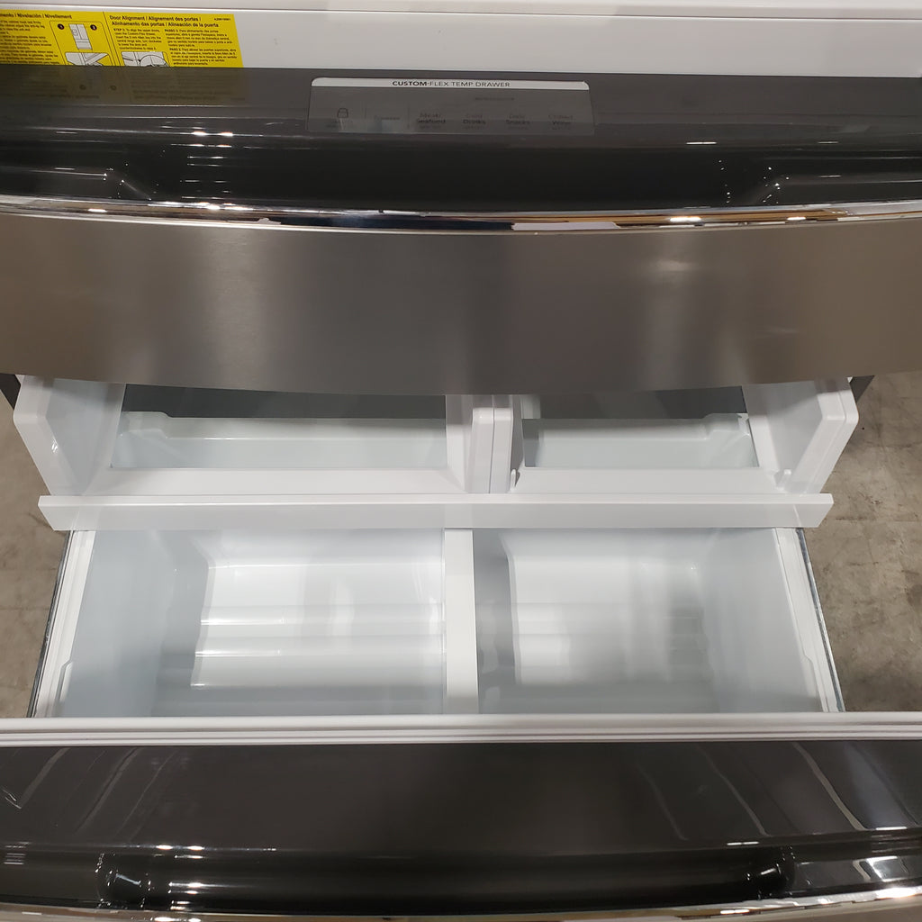 Pictures of Frigidaire Gallery 22 Cu. Ft. 4-Door Counter-depth French Door Refrigerator with Ice Maker (Fingerprint Resistant Stainless Steel) ENERGY STAR GRMC2273CF - Scratch and Dent (Major) - Neu Appliance Outlet - Discount Appliance Outlet in Austin, Tx