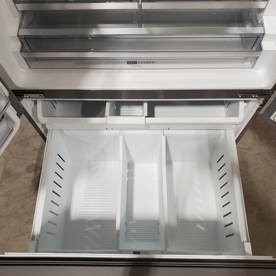Whirlpool French Door Refrigerator in Fingerprint Resistant Stainless Finish with In-Door Water and Ice Maker - 30 cu. ft. WRFF3536SZ - Scratch & Dent (Minor)