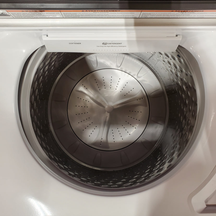 Maytag Top Load 4.8 cu ft Washer with Deep Fill and Slow-Close Glass Lid 30134SD169 - MVW6200KW - Scratch & Dent (Major)